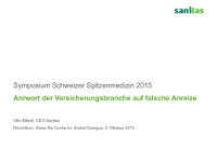 Otto Bitterli<br/>
Antwort der Versicherungsbranche auf falsche Anreize